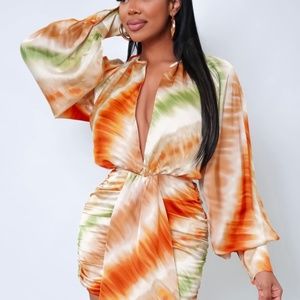 76 - MULTI COLOR MINI DRESS